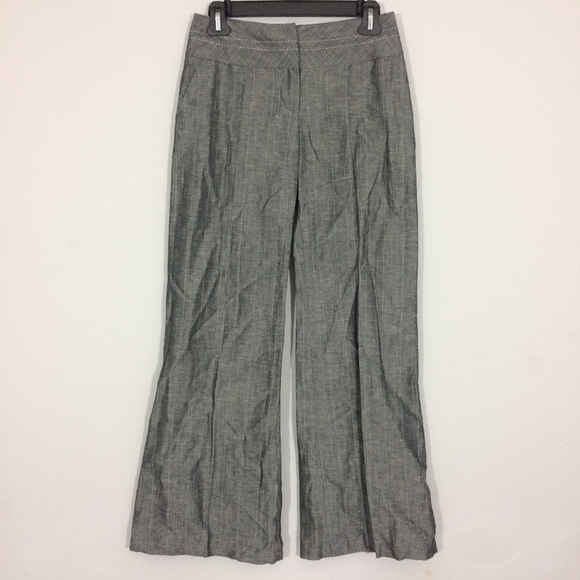 Candie's Pants - Candies Juniors 3 Gray Pinstripe Flare Dress Pants